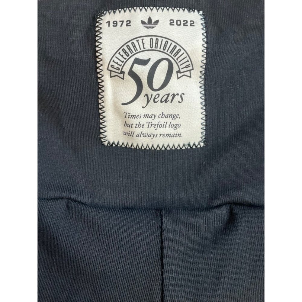 New W/Tags Adidas Sz Medium High rise Leggings Trefoil Retro Logo Cotton 50 Year - Picture 2 of 16